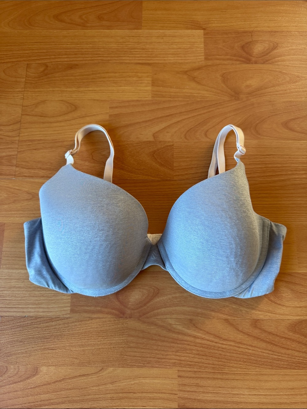 Victoria's Secret Heather Gray Uplift Semi Demi Bra Size 38C